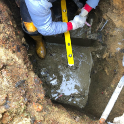 Construction d'un Mur de Soutènement en Blocs de Béton pour un Terrain en Pente Ecully